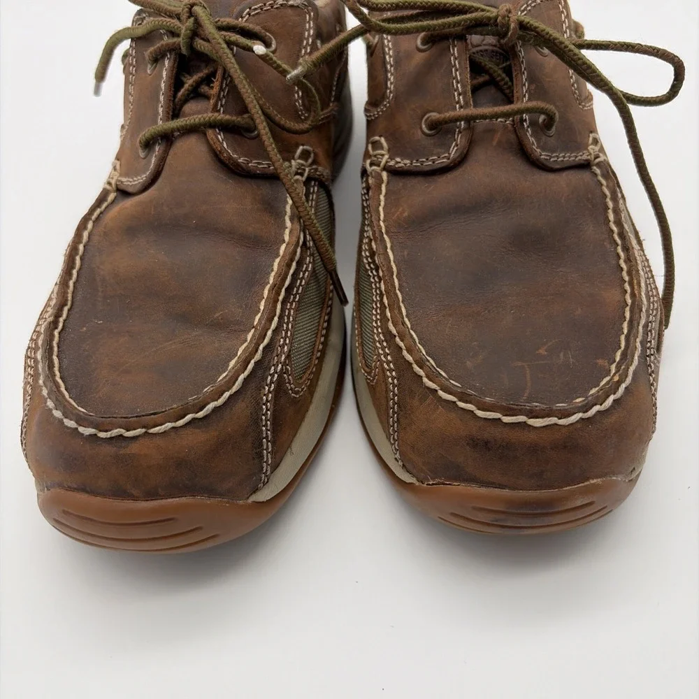 Irish Setter Red Wing Lakeside 3819 Brown Leather Boat Shoes Men's US 14 D